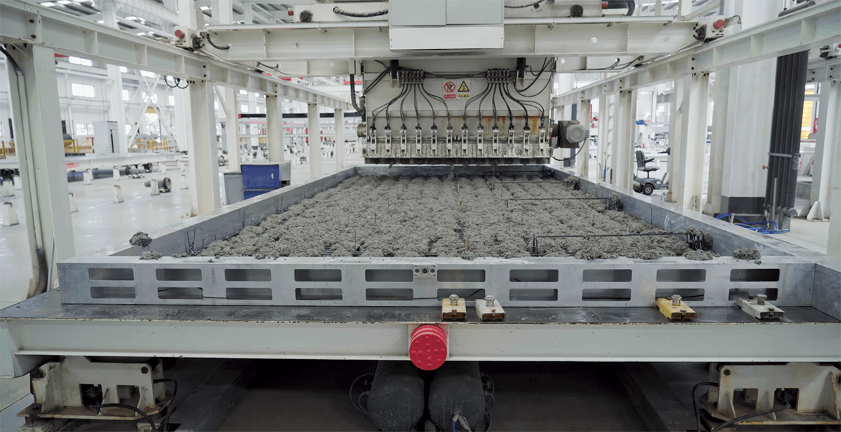 Wall panels production