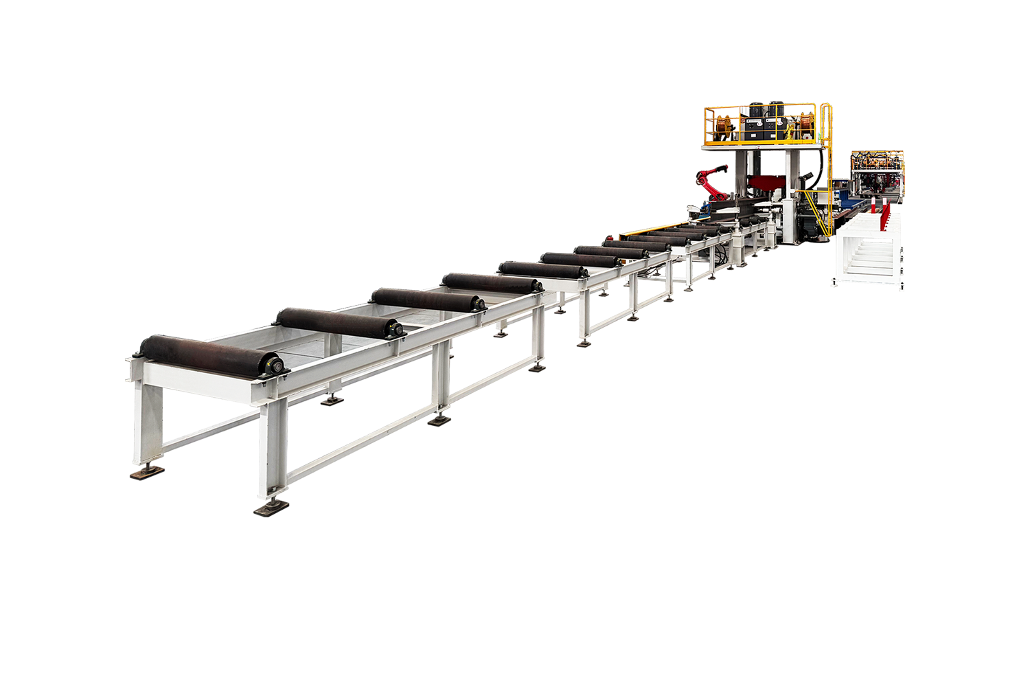 H-beam Welding and Straightening Integrated Machine