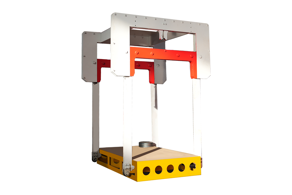 Dedicated lifting device for standard pallets