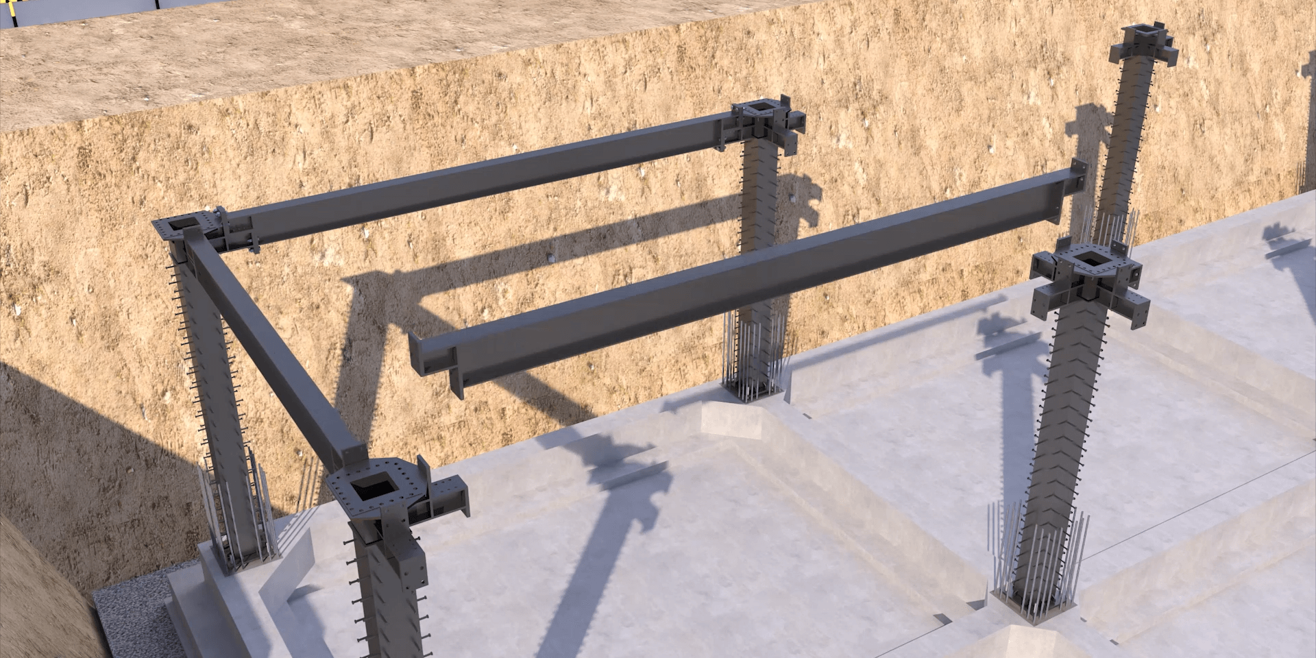 Install  Beams