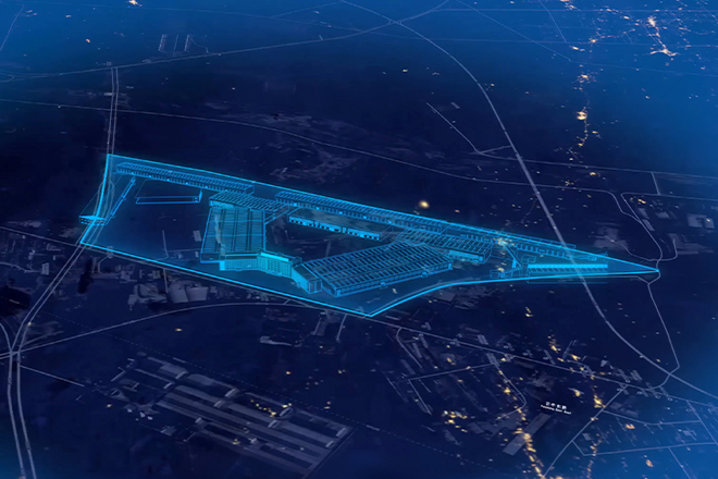 宏厚装配式建筑科技产业园发改委调研