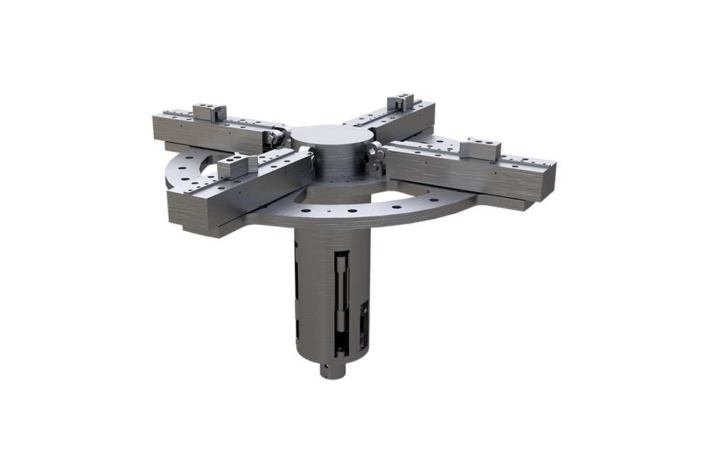双轴旋转变位机专用工装夹具