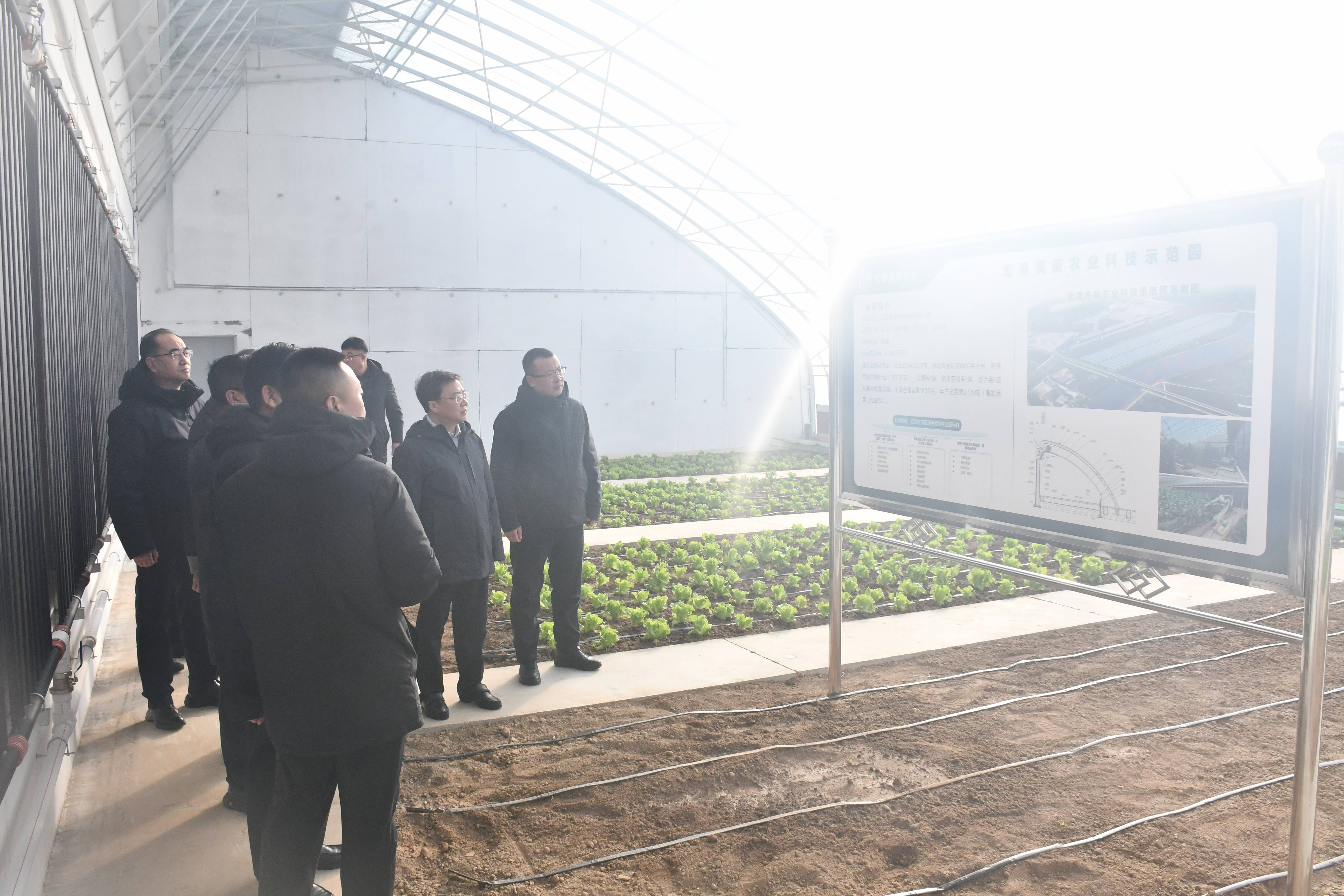 忻州市副市长孟宏斌一行莅临产业园调研 